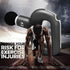 WBM SMART Massage Gun with 6 Massage Heads 3 Speed Levels